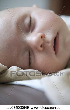 Stock Photo - Baby sleeping. Fotosearch