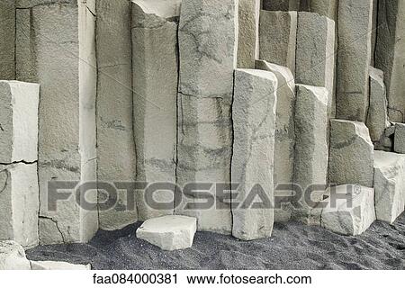 Basalt and black sand, close-up, Iceland View Large Photo Image Stock Image - Basalt and black sand, close-up, Iceland. Fotosearch