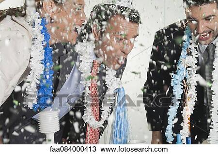 Stock Image - Office celebration, cropped. Fotosearch