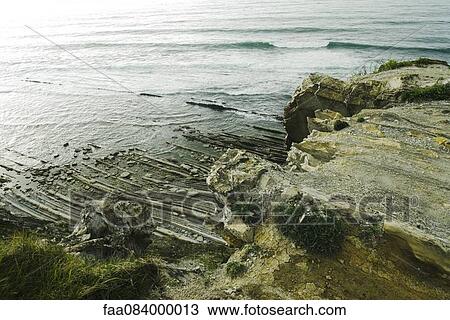 Rocky shores Ciboure, France View Large Photo Image Stock Image - Rocky shores Ciboure, France. Fotosearch