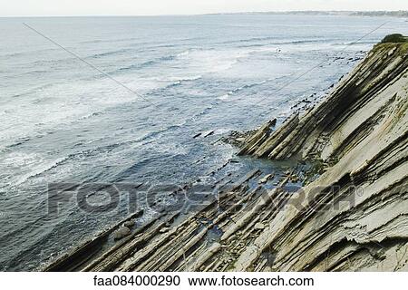 Rocky shores Ciboure, France View Large Photo Image Stock Image - Rocky shores Ciboure, France. Fotosearch