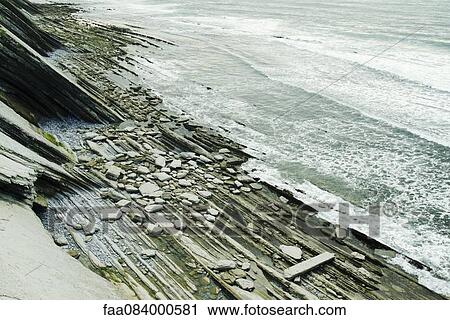 Rocky shores Ciboure, France View Large Photo Image Stock Image - Rocky shores Ciboure, France. Fotosearch