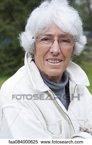 Senior woman, portrait View Large Photo Image Stock Photography - Senior woman, portrait. Fotosearch