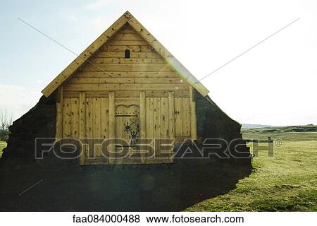 Small wooden house Skalholt, Iceland View Large Photo Image Stock Photo - Small wooden house Skalholt, Iceland. Fotosearch