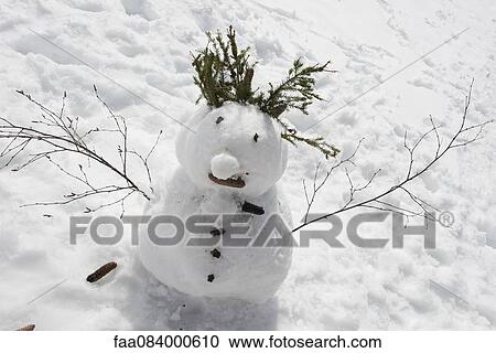 Snowman View Large Photo Image Stock Image - Snowman. Fotosearch