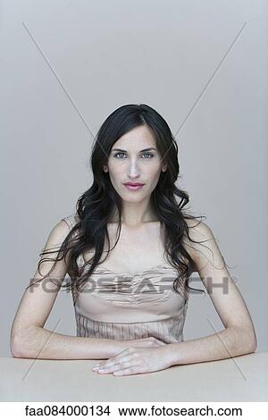 Young woman, portrait View Large Photo Image Picture - Young woman, portrait. Fotosearch