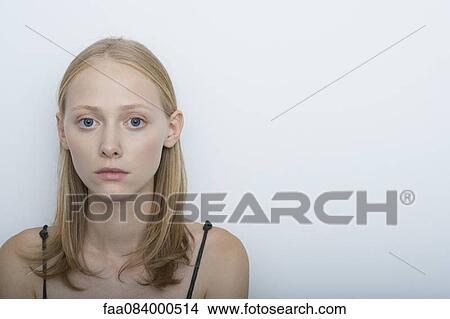 Young woman, portrait View Large Photo Image Picture - Young woman, portrait. Fotosearch