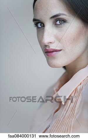 Young woman, portrait View Large Photo Image Stock Image - Young woman, portrait. Fotosearch