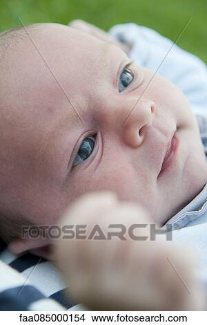 Picture - Baby boy, portrait. Fotosearch