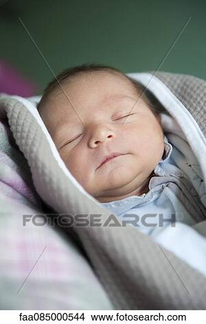 Baby sleeping, portrait View Large Photo Image Picture - Baby sleeping, portrait. Fotosearch