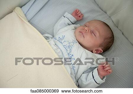 Stock Photo - Baby sleeping. Fotosearch