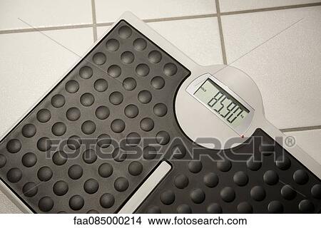 Picture - Bathroom scale. Fotosearch