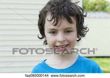 Boy smiling, portrait View Large Photo Image Picture - Boy smiling, portrait. Fotosearch
