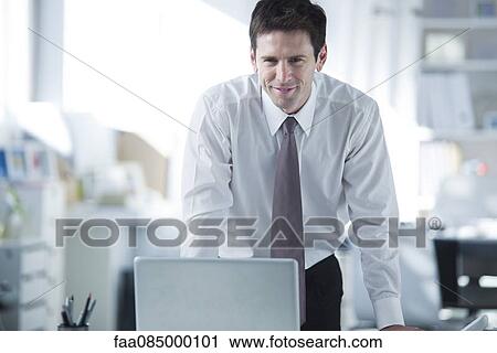 Stock Image - Businessman, portrait. Fotosearch