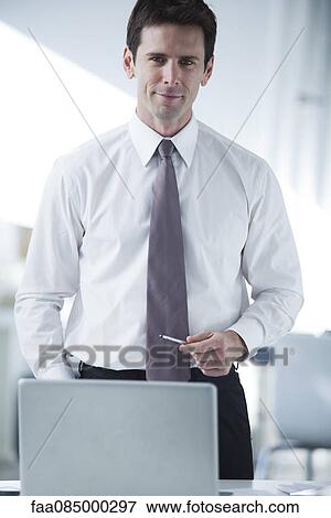 Stock Photo - Businessman, portrait. Fotosearch