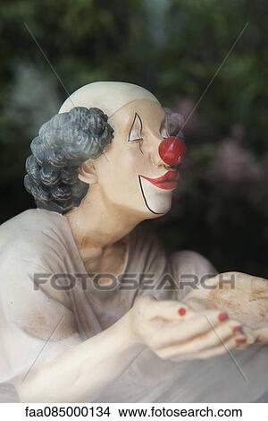 Clown statue View Large Photo Image Picture - Clown statue. Fotosearch