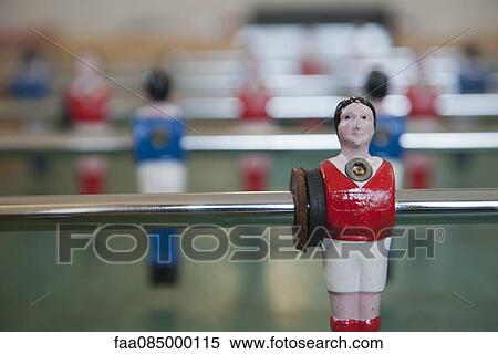 Foosball table, close-up View Large Photo Image Stock Photography - Foosball table, close-up. Fotosearch