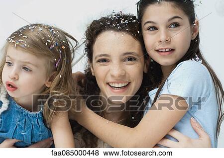 Mother and daughters, portrait View Large Photo Image Stock Photo - Mother and daughters, portrait. Fotosearch