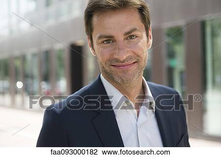 Stock Image - Businessman, portrait. Fotosearch