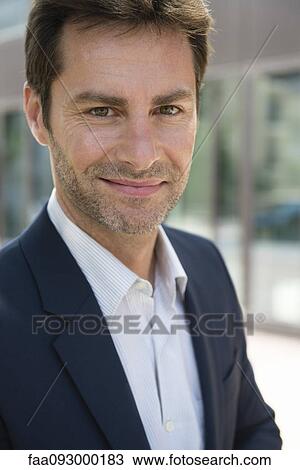 Stock Image - Businessman, portrait. Fotosearch