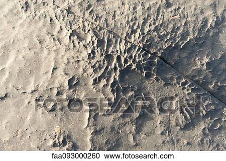 Stock Image - Desert ground, close-up. Fotosearch