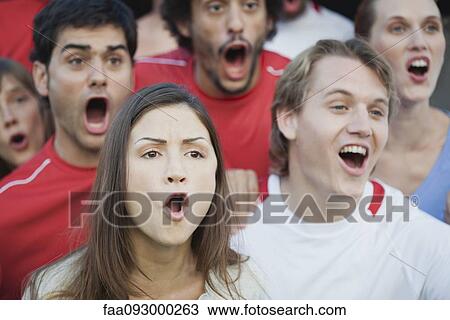 Spectators at sports match View Large Photo Image Stock Image - Spectators at sports match. Fotosearch