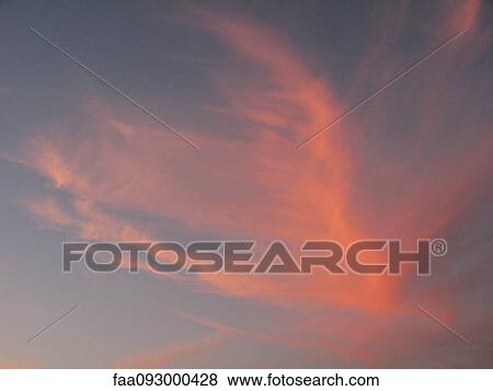 Stock Photo - Sunset cloudscape. Fotosearch