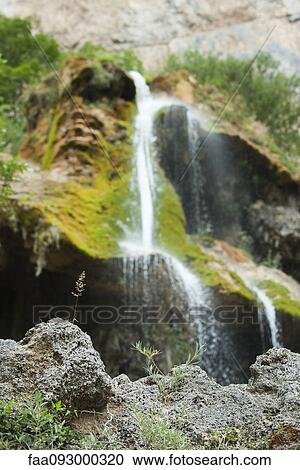 Tranquil waterfall View Large Photo Image Stock Image - Tranquil waterfall. Fotosearch
