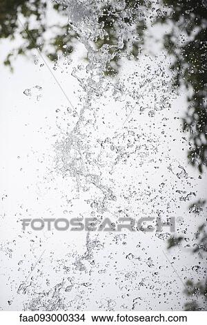 Picture - Underwater view of water splashing. Fotosearch