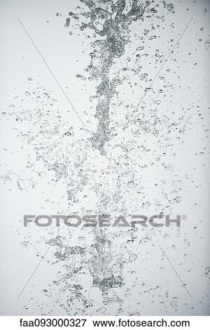 Stock Photo - Underwater view of water splashing. Fotosearch