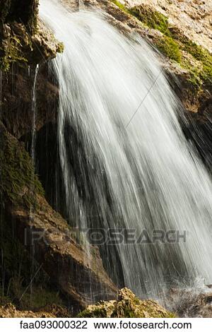 Waterfall, close-up View Large Photo Image Stock Image - Waterfall, close-up. Fotosearch
