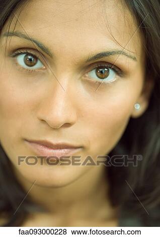 Stock Photo - Woman's face, portrait. Fotosearch