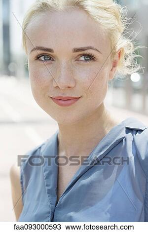 Young woman, portrait View Large Photo Image Stock Image - Young woman, portrait. Fotosearch