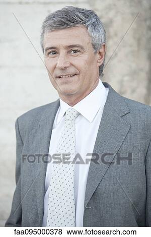 Stock Photo - Mature businessman, portrait. Fotosearch