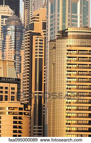 Stock Photo - Modern building facades, full frame. Fotosearch