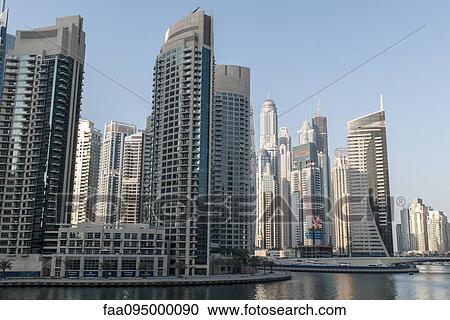 Modern skyscrapers, Dubai, United Arab Emirates View Large Photo Image Stock Image - Modern skyscrapers, Dubai, United Arab Emirates. Fotosearch