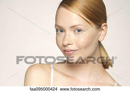 Picture - Young woman, portrait. Fotosearch