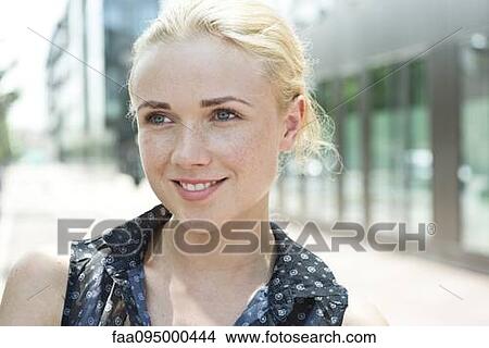 Young woman, portrait View Large Photo Image Picture - Young woman, portrait. Fotosearch