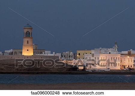 Al-Ayjah Lighthouse, Sur, Oman View Large Photo Image Stock Photo - Al-Ayjah Lighthouse, Sur, Oman. Fotosearch