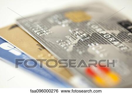 Close-up of credit cards View Large Photo Image Stock Photograph - Close-up of credit cards. Fotosearch