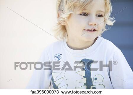 Stock Image - Little boy. Fotosearch