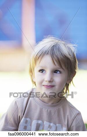 Stock Image - Little boy. Fotosearch