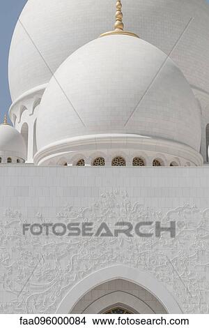 Sheikh Zayed Mosque, Abu Dhabi, United Arab Emirates View Large Photo Image Picture - Sheikh Zayed Mosque, Abu Dhabi, United Arab Emirates. Fotosearch