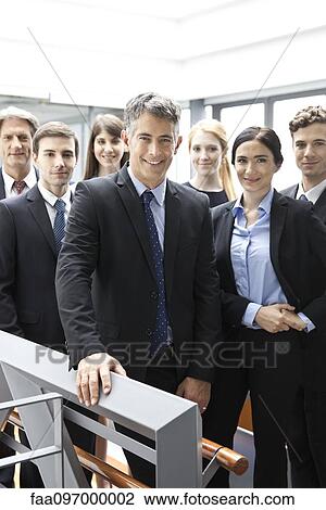 Business executives, portrait View Large Photo Image Stock Image - Business executives, portrait. Fotosearch