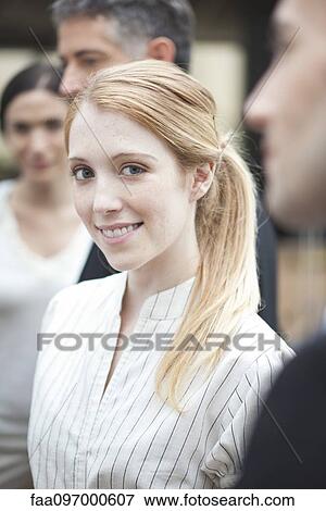 Stock Photo - Businesswoman, portrait. Fotosearch
