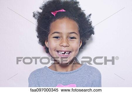Stock Photography - Little girl, portrait. Fotosearch