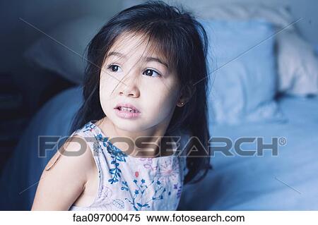 Stock Photography - Little girl, portrait. Fotosearch
