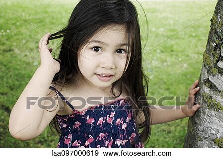 Stock Photo - Little girl. Fotosearch