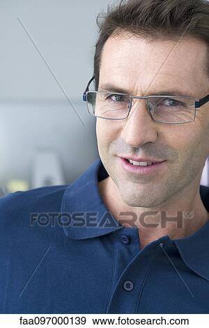 Stock Photo - Man, portrait. Fotosearch