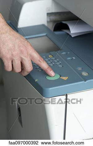 Using photocopier, close-up View Large Photo Image Stock Image - Using photocopier, close-up. Fotosearch